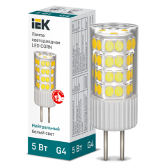 Светодиодная лампочка IEK LLE-CORN-5-230-40-G4 (5 Вт, G4)
