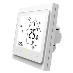 Терморегулятор MOES Zigbee Gas/Water Boiler Thermostat White