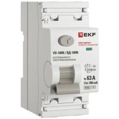 Выключатель дифференциального тока (УЗО) EKF E1026M63300