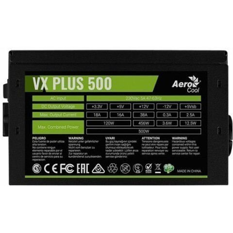 Блок питания 400W AeroCool VX-400 PLUS_1