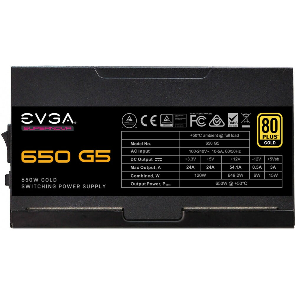 Блок питания 650W EVGA SuperNOVA G5 (220-G5-0650-X2)_1