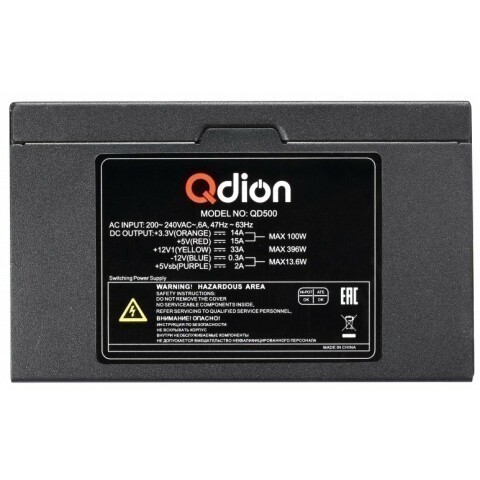Блок питания 500W Qdion QD500 OEM_0