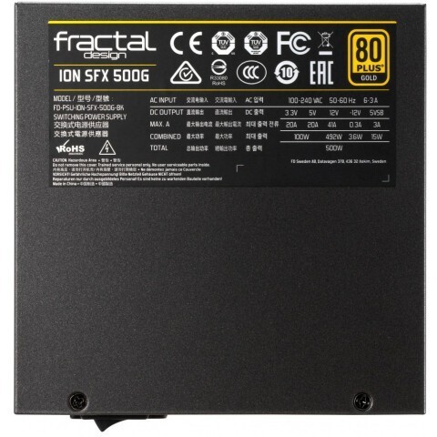 Блок питания 500W Fractal Design Ion SFX-L (FD-PSU-ION-SFX-500G-BK)_5