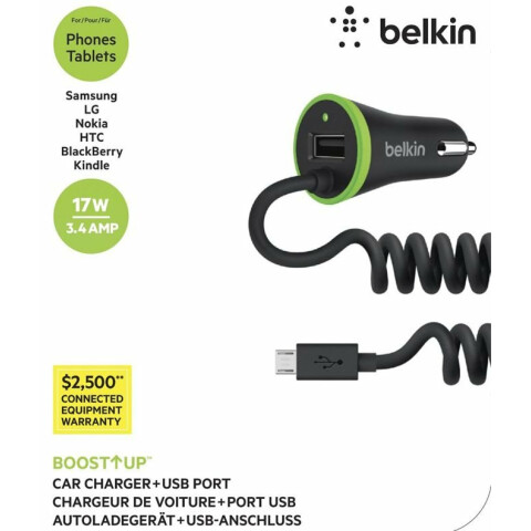 Автомобильное зарядное устройство Belkin F8M890bt04-BLK_0