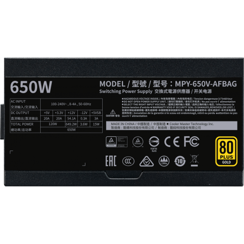 Блок питания 650W Cooler Master V650 Gold V2 (MPY-650V-AFBAG-EU)_1