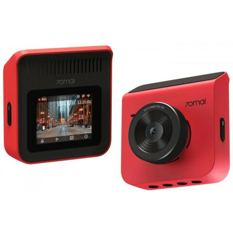 Автомобильный видеорегистратор Xiaomi 70mai Dash Cam A400 + Rear Cam Red_1