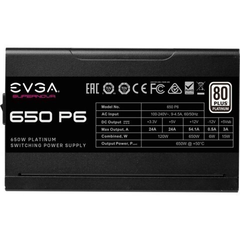 Блок питания 650W EVGA SuperNOVA P6 (220-P6-0650-X2)_1