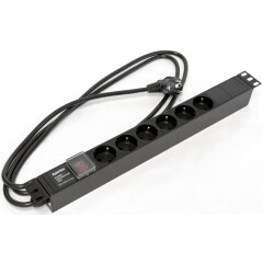 Блок розеток Hyperline SHE19-6SH-S-2.5EU_0