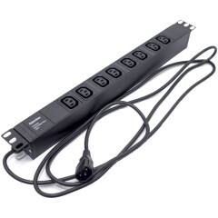 Блок розеток Hyperline SHE19-8IEC-2.5IEC_0