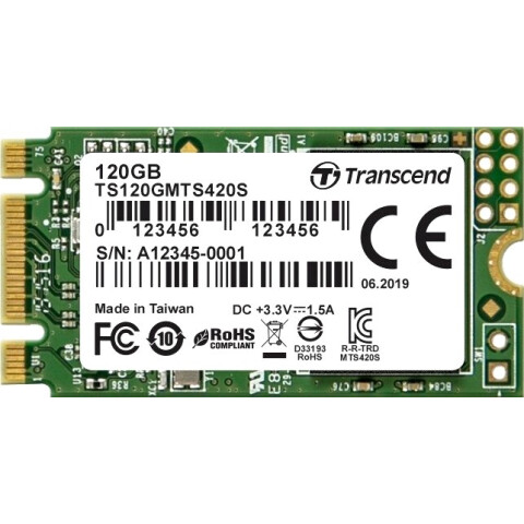 Накопитель SSD 120Gb Transcend MTS420 (TS120GMTS420S)