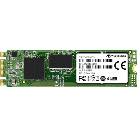 Накопитель SSD 1Tb Transcend MTS800S (TS1TMTS800S)