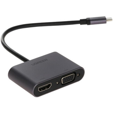 Переходник USB Type-C - HDMI/VGA/USB/USB-C, UGREEN CM162