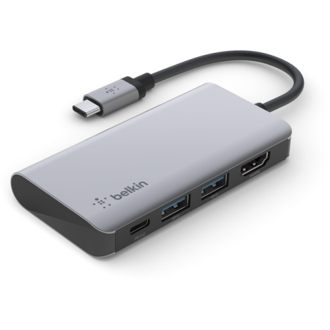 Док-станция Belkin USB-C 4-in-1 Multiport Adapter (AVC006btSGY)