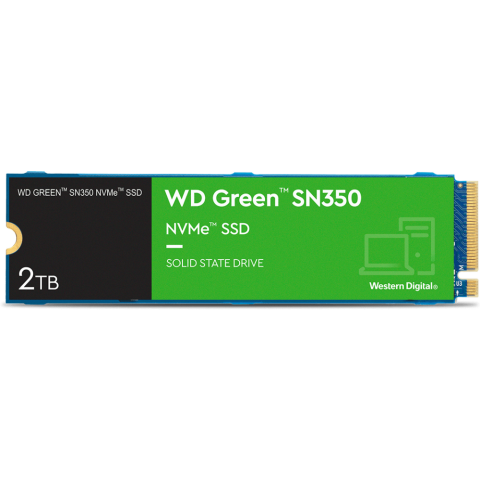 Накопитель SSD 2Tb WD Green SN350 (WDS200T3G0C)