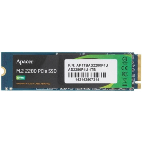 Накопитель SSD 1Tb Apacer AS2280P4U (AP1TBAS2280P4U-1)