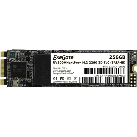 Накопитель SSD 256Gb Exegate NextPro+ M.2 (UV500TS256)