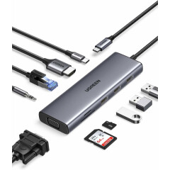 Док-станция UGREEN CM498 Grey (15601)_4