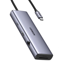 Док-станция UGREEN CM498 Grey (15375)_0