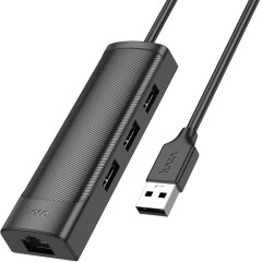 Док-станция HOCO HB42 USB-A 2.0 Easy Safety 1.2m Black_1