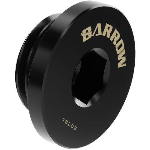 Заглушка для СЖО Barrow TBLDS Black (BA2162)