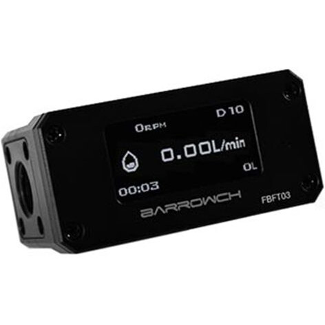 Датчик потока для СЖО Barrowch FBFT03 V2 Black (CH0720)