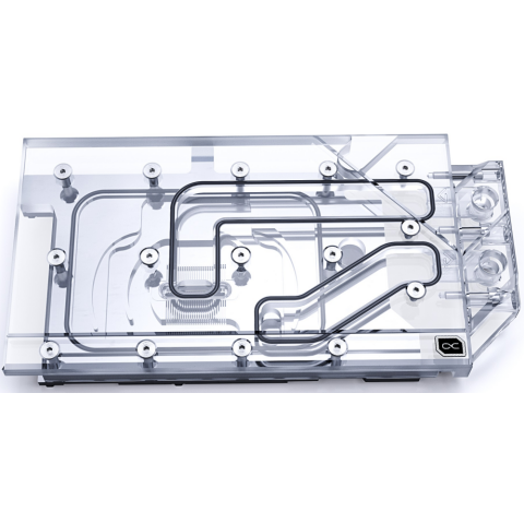 Водоблок для видеокарты Alphacool Eisblock Aurora Acryl GPX-N RTX 3090 Founders Edition with Backplate (11941)