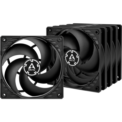 Вентилятор для корпуса Arctic Cooling P12 Black/Black Value pack