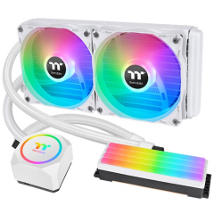 Система жидкостного охлаждения Thermaltake Floe RC240 CPU & Memory Snow Edition (CL-W330-PL12WT-A)_0