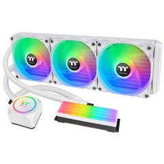Система жидкостного охлаждения Thermaltake Floe RC360 CPU & Memory Snow Edition (CL-W331-PL12WT-A)_2