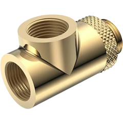 Разветвитель для СЖО Bykski CC-TE3DTSO-X-V2 Golden (C10-0486)_0