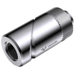 Угловой фитинг для СЖО Bykski GD-SK Silver (C10-0491)_0