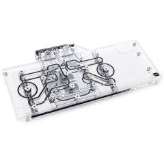 Водоблок для видеокарты Alphacool Eisblock Aurora Acryl GPX-N RTX 3080/3090 XC3 Ultra Gaming with Backplate (11961)_0