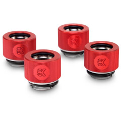 Фитинг для СЖО EKWB EK-HDC Fitting 12mm Red (4-pack) (3830046992567)_0