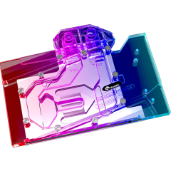 Водоблок для видеокарты Bykski N-RTX3090FE-X-V2 Plexi RBW + Backplate (130340)_2