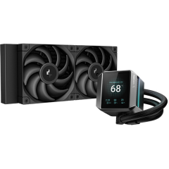 Система жидкостного охлаждения DeepCool MYSTIQUE 240 Black_0