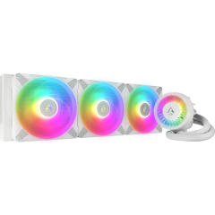 Система жидкостного охлаждения Arctic Cooling Liquid Freezer III 420 ARGB White_4