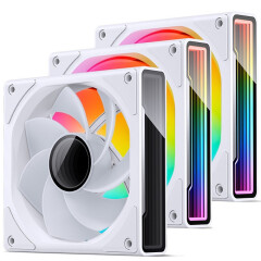 Вентилятор для корпуса Jonsbo ZK-120WR White (3 in 1)_0