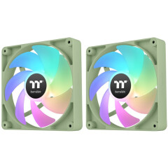 Вентилятор для корпуса Thermaltake CT140 ARGB Sync Fan Matcha Green (2-Fan Pack)_0