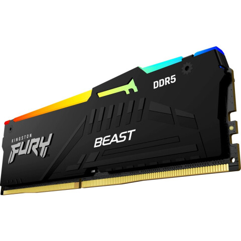 Оперативная память 16Gb DDR5 6000MHz Kingston Fury Beast RGB (KF560C40BBA-16)