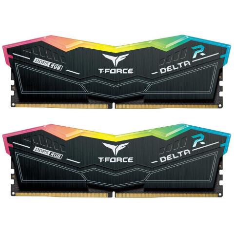 Оперативная память 32Gb DDR5 6800MHz Team T-Force Delta RGB (FF3D532G6800HC34BDC01) (2x16Gb KIT)