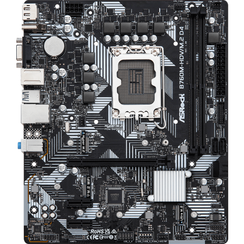 Материнская плата ASRock B760M-HDV/M.2 D4