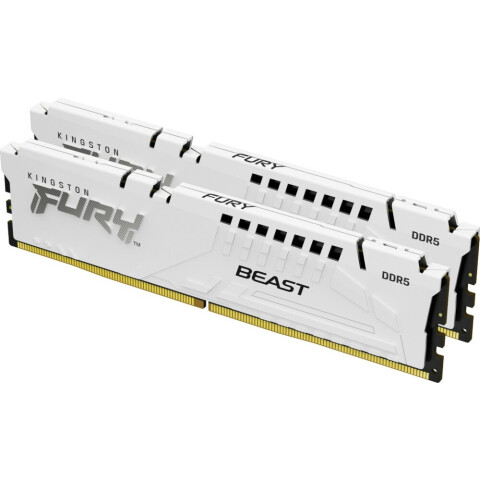 Оперативная память 32Gb DDR5 5200MHz Kingston Fury Beast White (KF552C36BWEK2-32) (2x16Gb KIT)