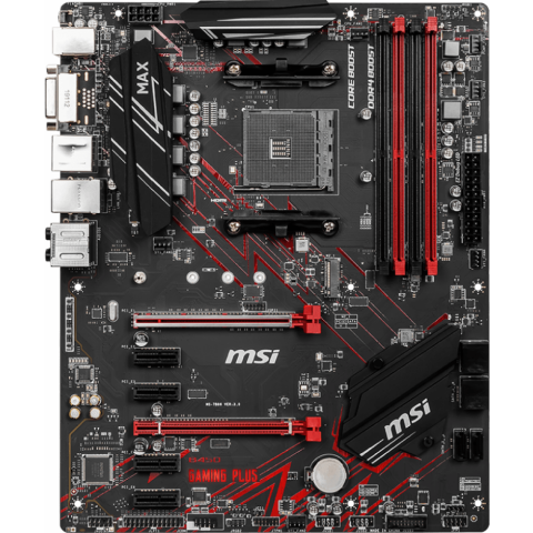 Материнская плата MSI B450 GAMING PLUS MAX