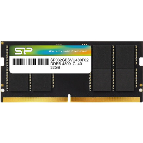 Оперативная память 32Gb DDR5 4800MHz Silicon Power SO-DIMM (SP032GBSVU480F02)