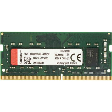 Оперативная память 8Gb DDR4 2666MHz Kingston SO-DIMM (KCP426SS8/8)