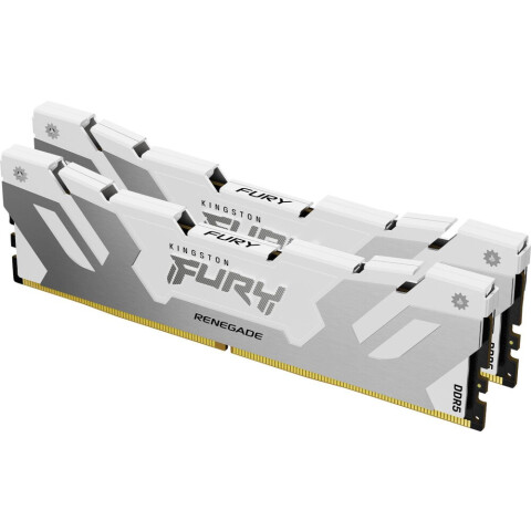 Оперативная память 64Gb DDR5 6000MHz Kingston Fury Renegade White (KF560C32RWK2-64) (2x32Gb KIT)