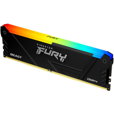 Оперативная память 8Gb DDR4 2666MHz Kingston Fury Beast RGB (KF426C16BB2A/8)