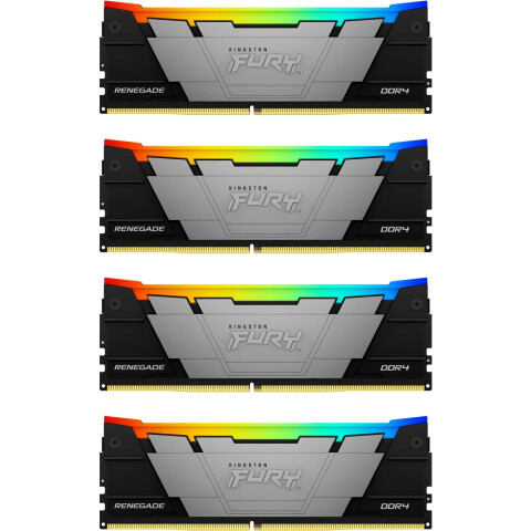 Оперативная память 128Gb DDR4 3600MHz Kingston Fury Renegade RGB (KF436C18RB2AK4/128) (4x32Gb KIT)