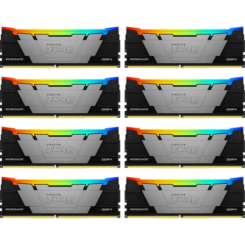 Оперативная память 256Gb DDR4 3200MHz Kingston Fury Renegade RGB (KF432C16RB2AK8/256) (8x32Gb KIT)