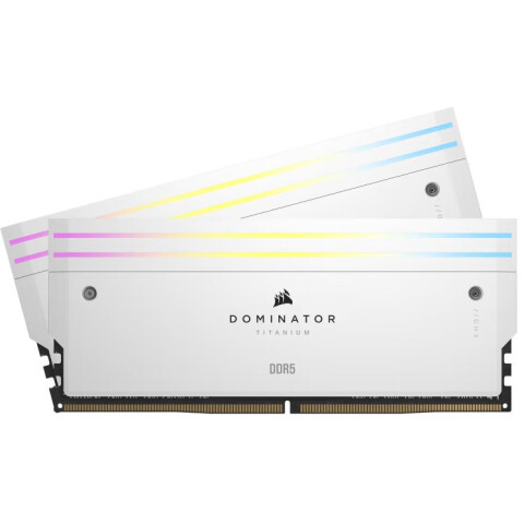 Оперативная память 96Gb DDR5 6600MHz Corsair Dominator Titanium RGB (CMP96GX5M2B6600C32W) (2x48Gb KIT)